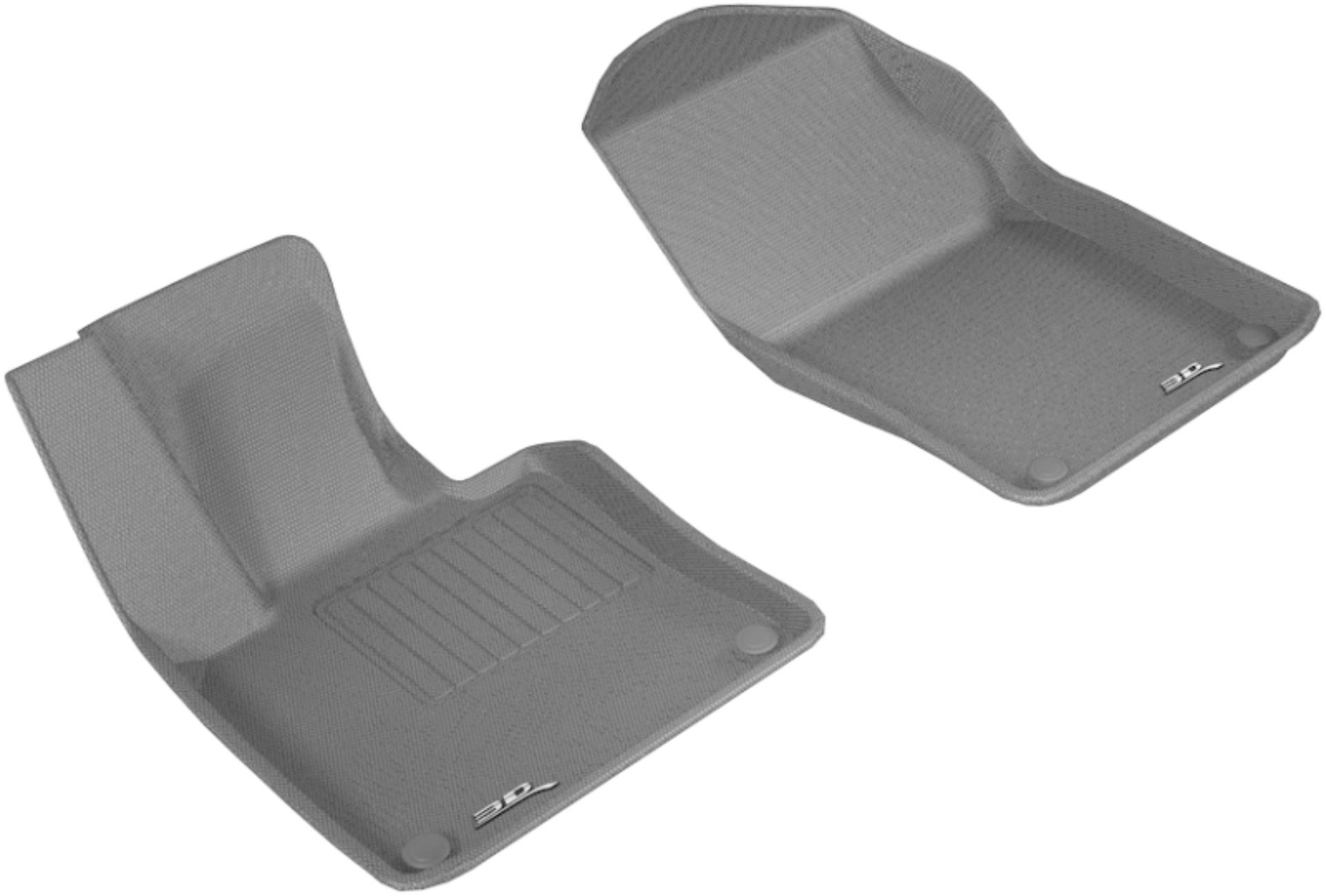 Picture of 3D MAXpider 2017-2019 Volvo S90-V90 Kagu 1st Row Floormat - Gray