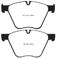 Picture of EBC 10+ BMW 760 6-0 Twin Turbo F01 Greenstuff Front Brake Pads