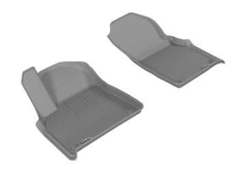 Picture of 3D MAXpider 2017-2020 Audi Q7-Q8 Kagu 1st Row Floormat - Gray