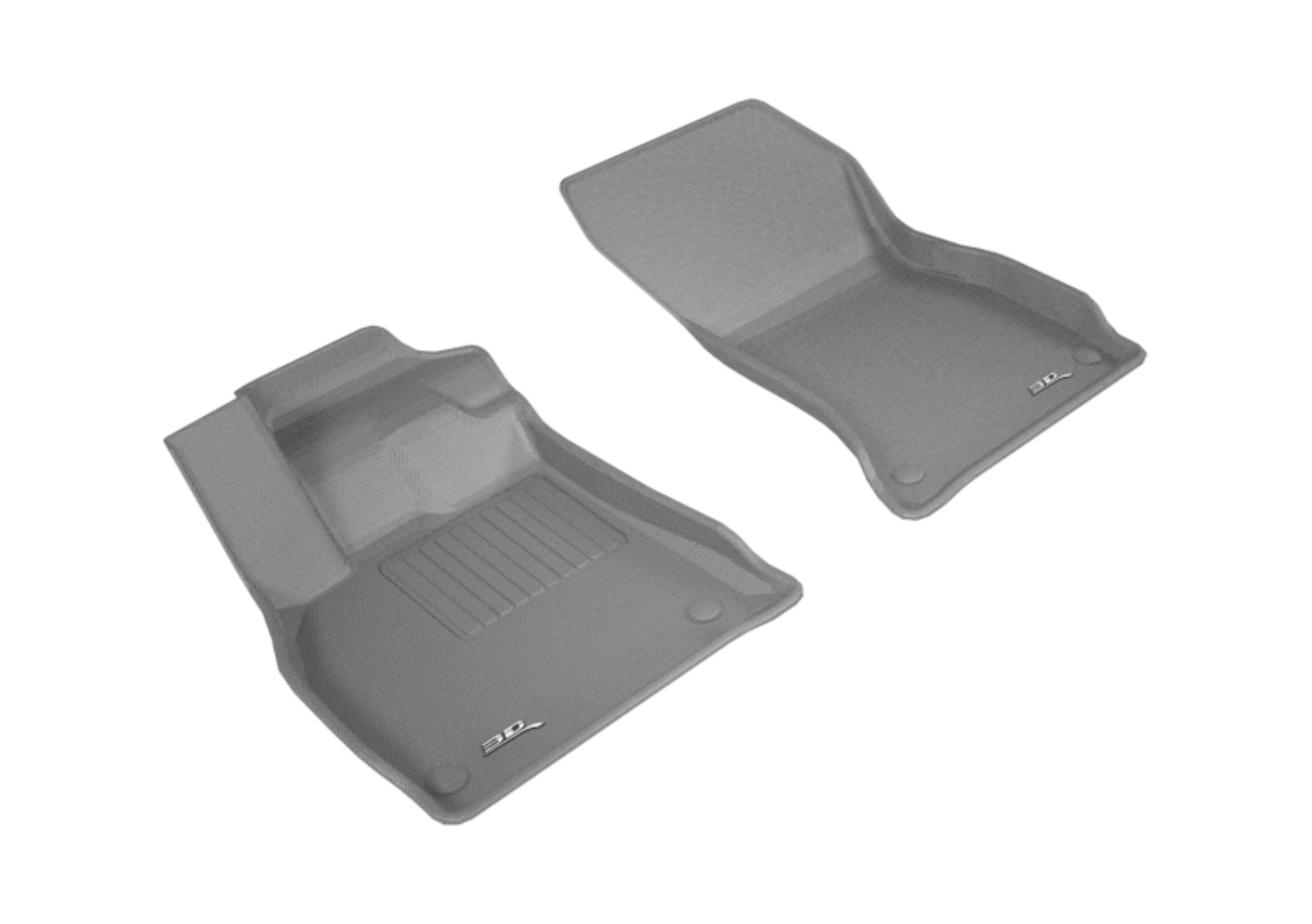 Picture of 3D MAXpider 2018-2020 Audi Q5 Kagu 1st Row Floormat - Gray