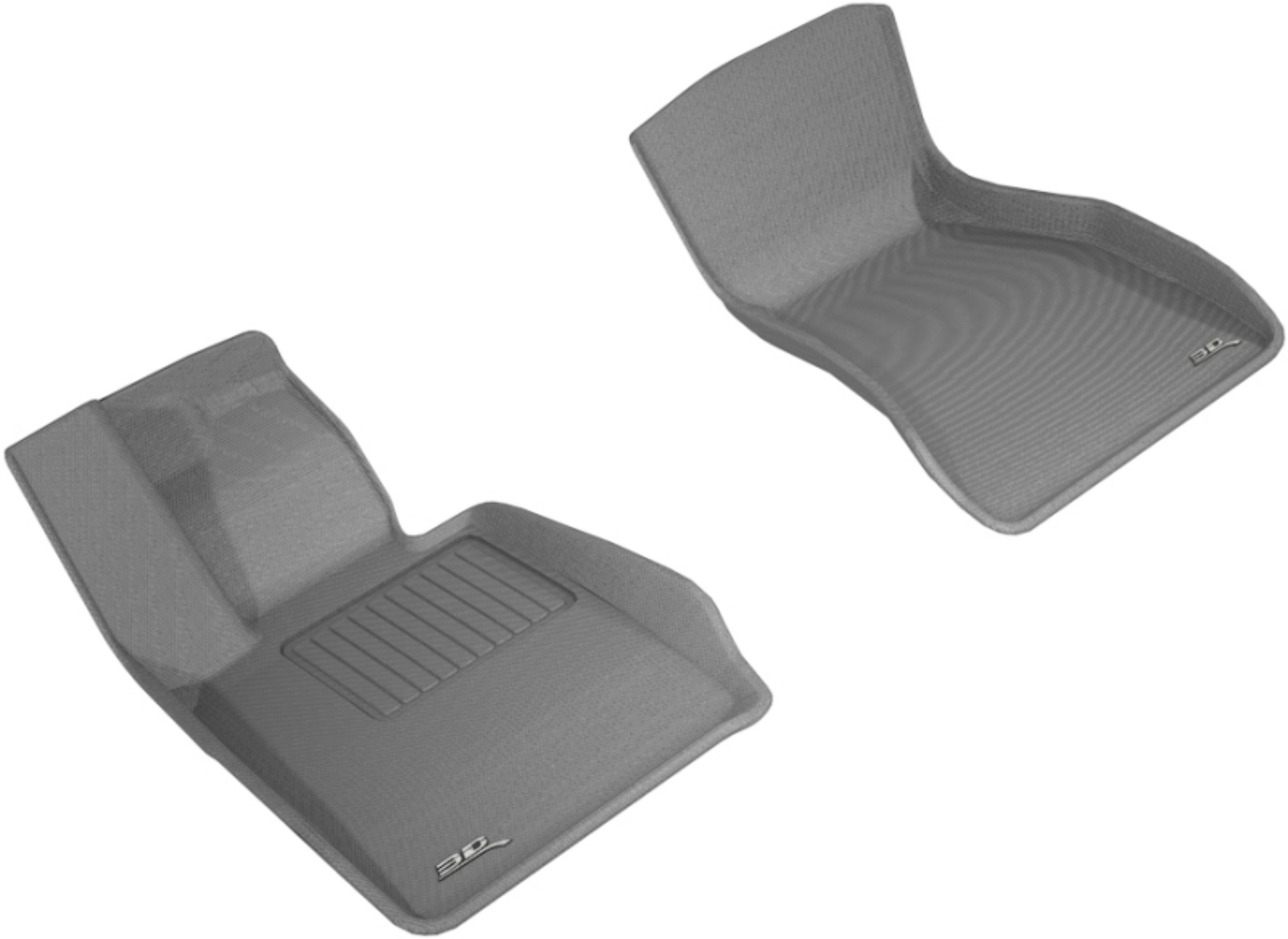 Picture of 3D MAXpider 2017-2020 BMW 5 Series G30-G31 Kagu 1st Row Floormat - Gray