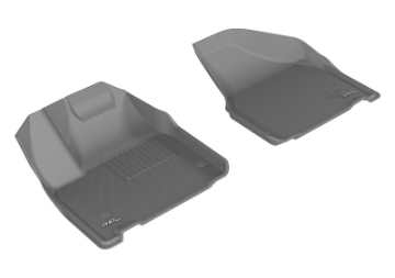 Picture of 3D MAXpider 2017-2020 Chrysler Pacifica-Voyager Kagu 1st Row Floormat - Gray