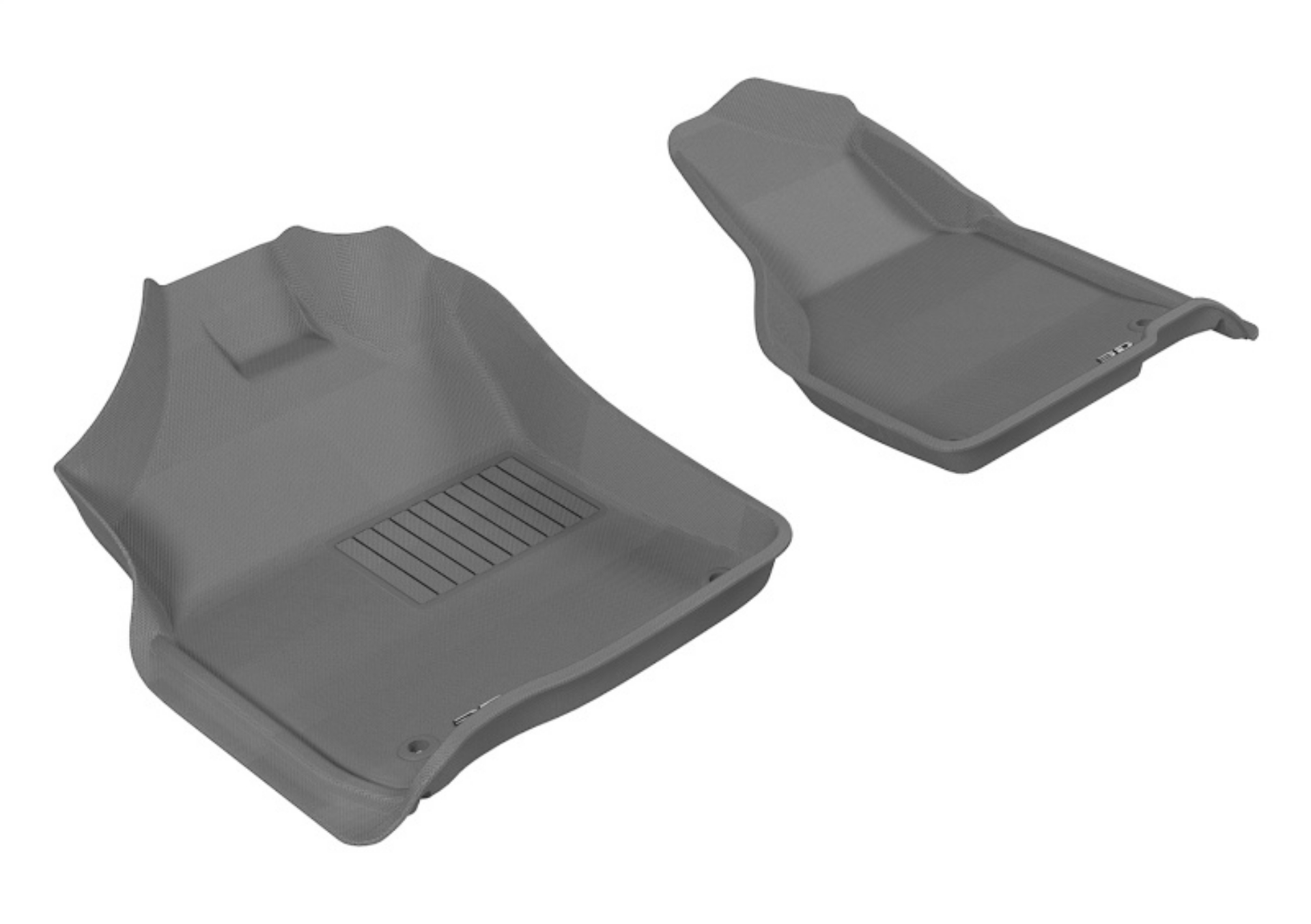 Picture of 3D MAXpider 2012-2020 Dodge Ram 1500 Crew-2500-3500 Crew-Mega Kagu 1st Row Floormat - Gray