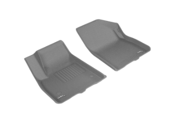 Picture of 3D MAXpider 2017-2020 GMC-Chevrolet Acadia-Blazer Kagu 1st Row Floormat - Gray