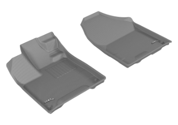 Picture of 3D MAXpider 2017-2020 Honda Ridgeline Kagu 1st Row Floormat - Gray