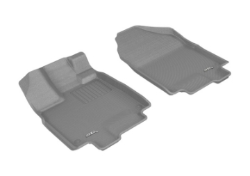 Picture of 3D MAXpider 2018-2020 Honda Odyssey Kagu 1st Row Floormat - Gray