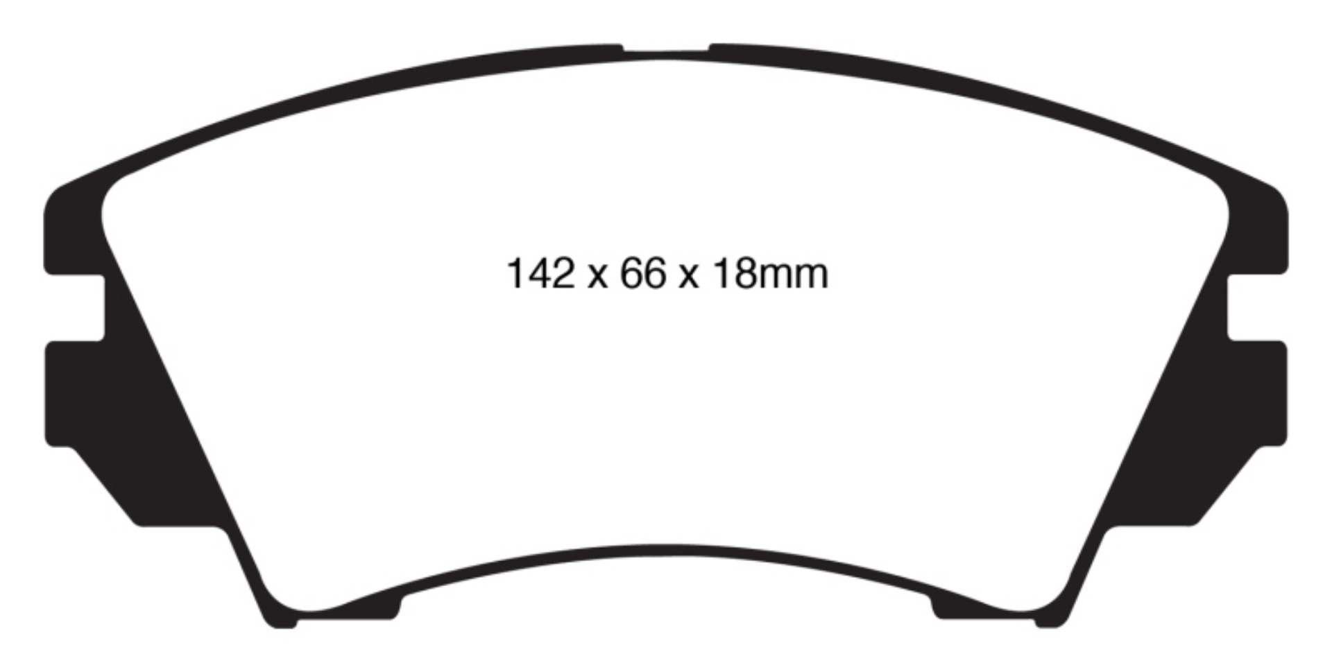 Picture of EBC 10+ Buick Allure Canada 3-0 Greenstuff Front Brake Pads