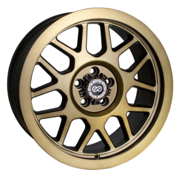 Picture of Enkei Matrix 17x9 6x139-7 10mm Offset 108mm Bore Brushed Gold Wheel