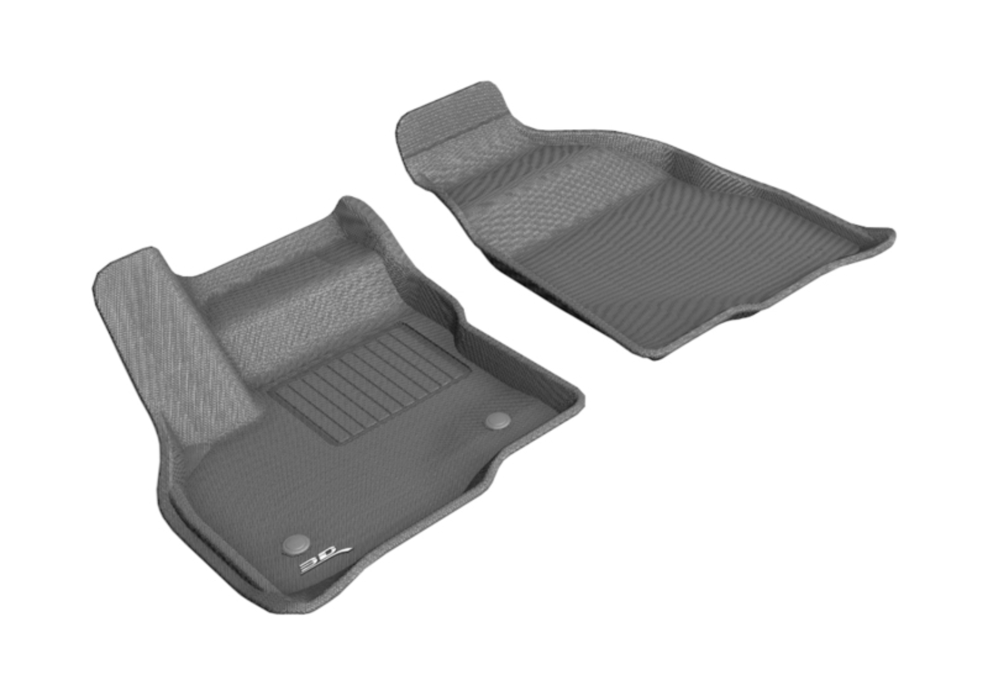 Picture of 3D MAXpider 2017-2020 Chevrolet Bolt Ev Kagu 1st Row Floormat - Gray