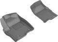 Picture of 3D MAXpider 2019-2020 GMC-Chevrolet Sierra 1500-Silverado 1500 Kagu 1st Row Floormat - Gray