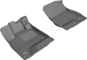 Picture of 3D MAXpider 2018-2019 Honda Clarity Plug-in Hybrid Kagu 1st Row Floormat - Gray