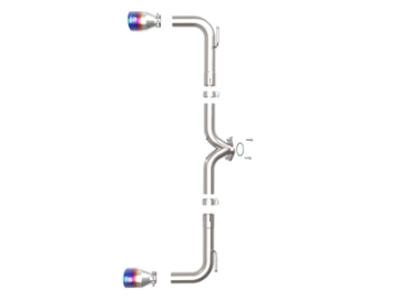 Picture of aFe Takeda 2-1-2in 304 SS Axle-Back Exhaust w- Blue Flame Tips 14-18 Mazda 3 L4 2-0L-2-5L