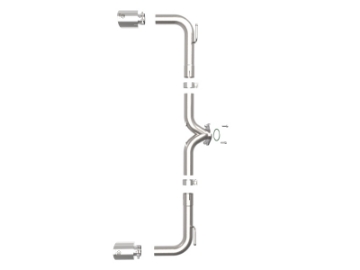 Picture of aFe Takeda 2-1-2in 304 SS Axle-Back Exhaust w- Polished Tips 14-18 Mazda 3 L4 2-0L-2-5L