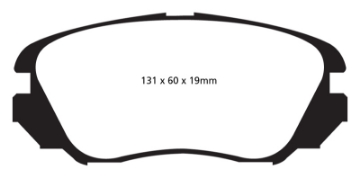 Picture of EBC 10+ Buick Allure Canada 3-0 Ultimax2 Front Brake Pads