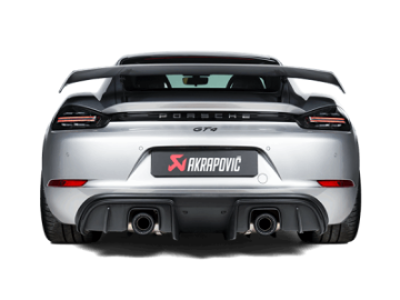 Picture of Akrapovic 2020+ Porsche Cayman GT4 718 Slip-On Race Line Titanium Req Tips - Option 2