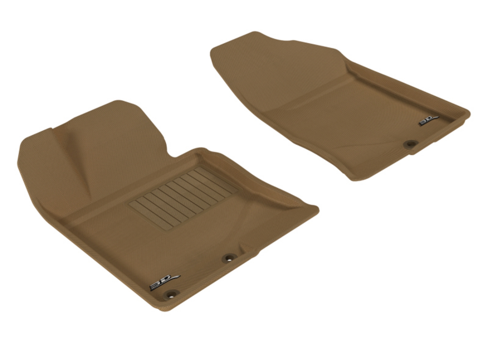 Picture of 3D MAXpider 2011-2014 Hyundai Sonata-2015 Sonata Hybrid Kagu 1st Row Floormat - Tan