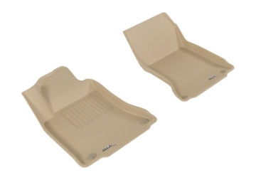 Picture of 3D MAXpider 2017-2019 Infiniti QX30 Kagu 1st Row Floormat - Tan