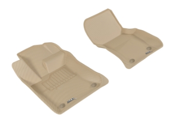 Picture of 3D MAXpider 2017-2020 Jaguar XE Kagu 1st Row Floormat - Tan