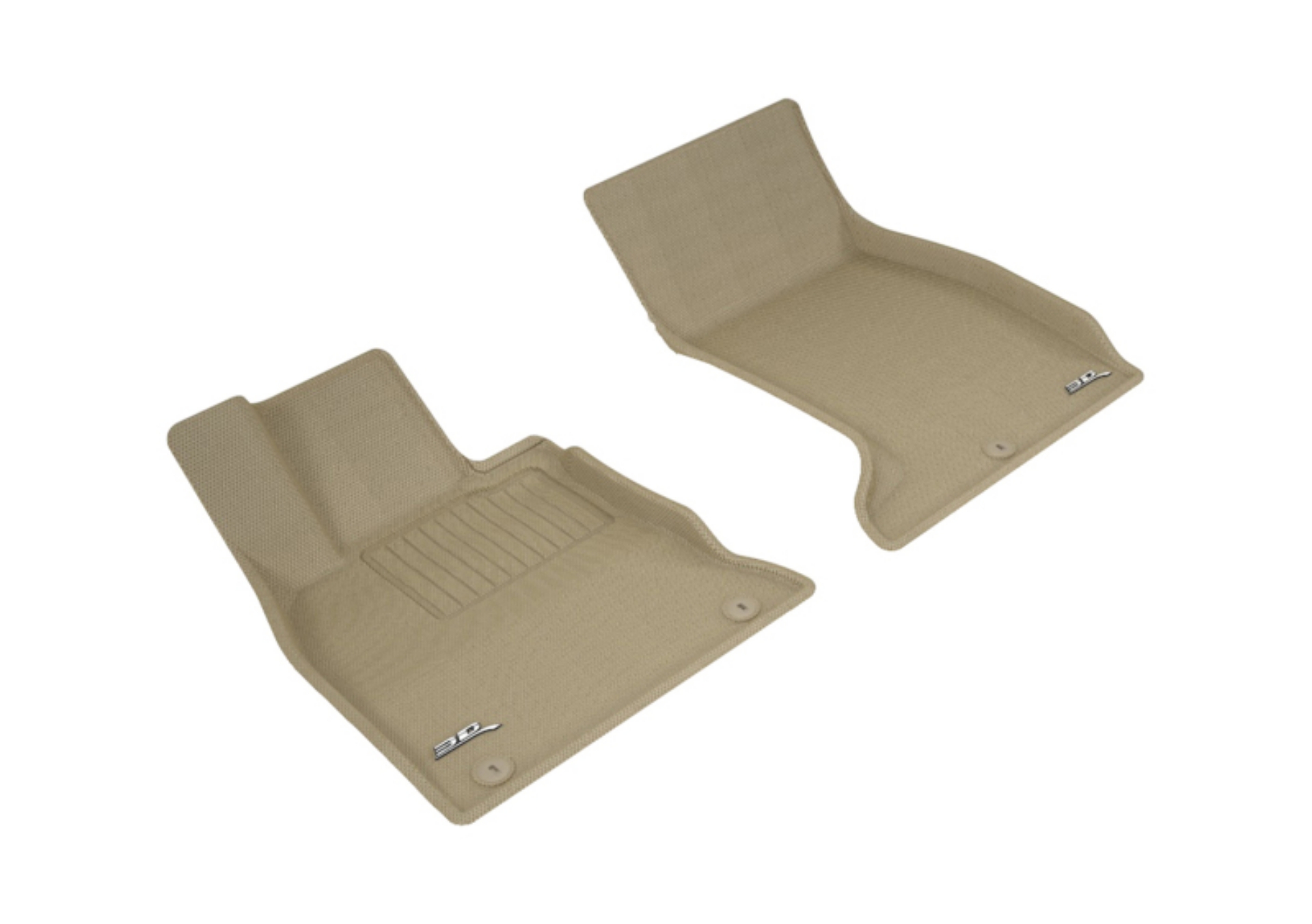 Picture of 3D MAXpider 2018-2020 Kia Stinger Awd Kagu 1st Row Floormat - Tan