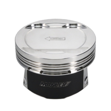 Picture of Manley Ford 3-7L Cyclone V6 3-76in Bore 9-5:1 Comp Ratio -5cc Dish Piston Set - Set of 6