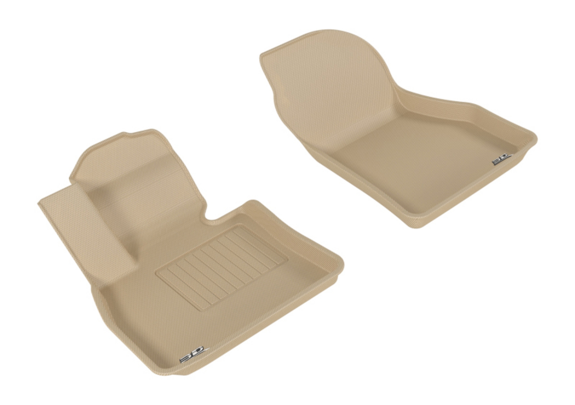 Picture of 3D MAXpider 2016-2020 BMW X1-X2 F48-F39 Kagu 1st Row Floormat - Tan
