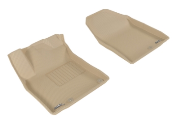 Picture of 3D MAXpider 2017-2019 Hyundai-Kia Ioniq-Niro Kagu 1st Row Floormat - Tan