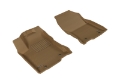 Picture of 3D MAXpider 2015-2020 Lexus NX-NX Hybrid Kagu 1st Row Floormat - Tan