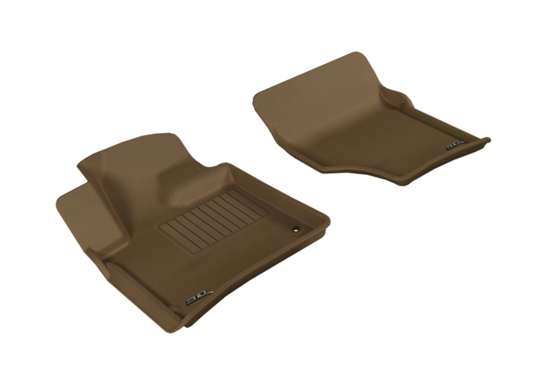 Picture of 3D MAXpider 2007-2015 Audi Q7 Kagu 1st Row Floormat - Tan