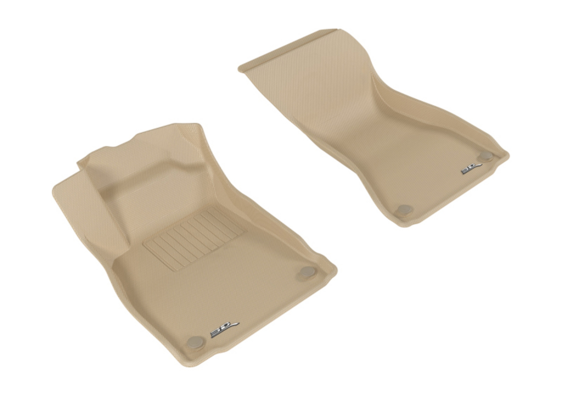 Picture of 3D MAXpider 2017-2019 Audi A4-S4-A5-S5 Kagu 1st Row Floormat - Tan