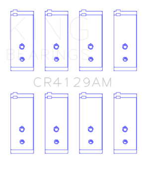 Picture of King Engine Bearings Toyota 18R-21R Size +-25 Connecting Rod Bearing Set