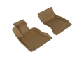 Picture of 3D MAXpider 2011-2016 BMW 5 Series F10 Kagu 1st Row Floormat - Tan