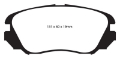 Picture of EBC 10+ Chevrolet Equinox 2-4 Greenstuff Front Brake Pads