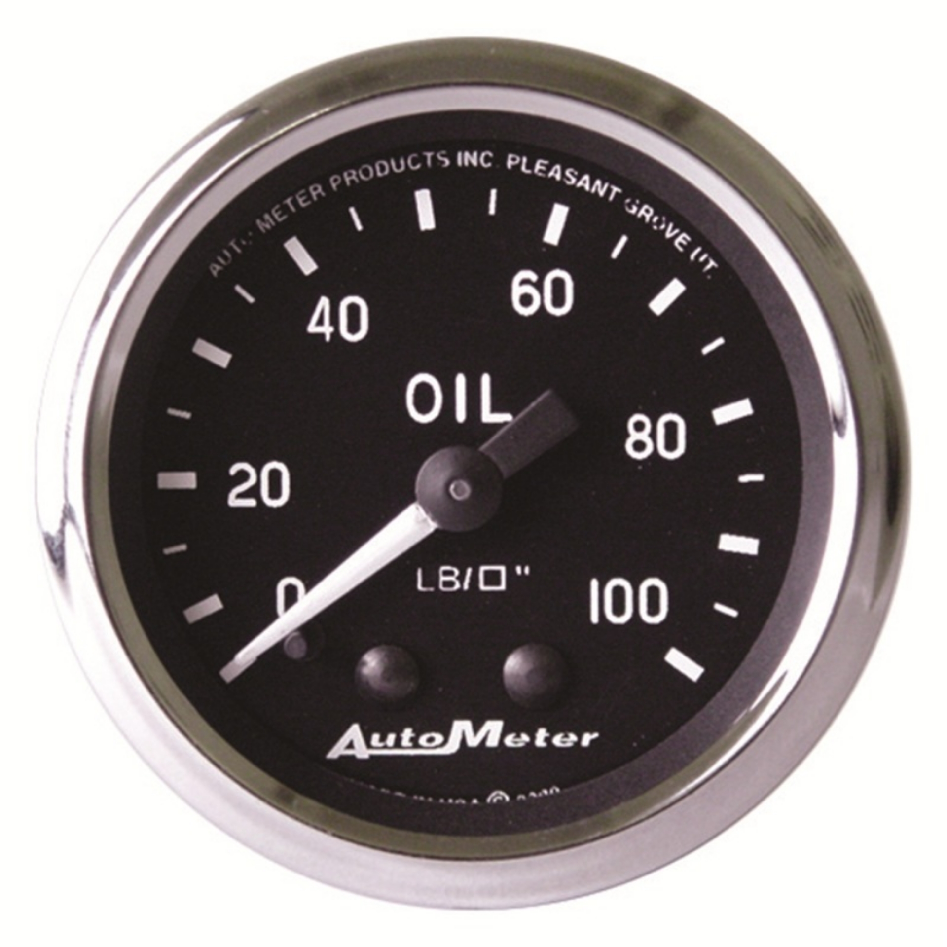 Picture of Autometer Cobra 2-1-16in 100 PSI Mechanical Oil Pressure Gauge