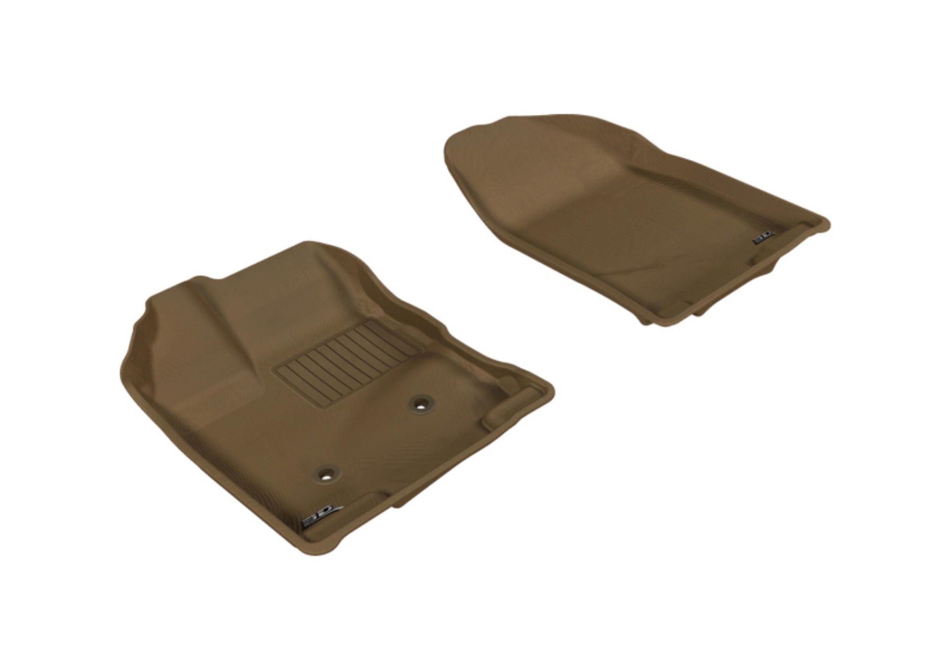 Picture of 3D MAXpider 2007-2014 Ford Edge Kagu 1st Row Floormat - Tan