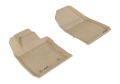 Picture of 3D MAXpider 2011-2019 Ford Fiesta Kagu 1st Row Floormat - Tan