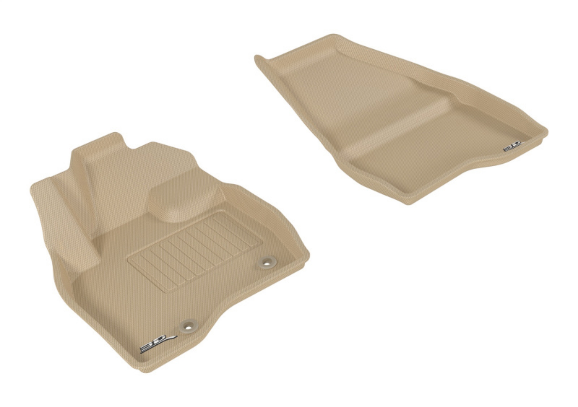 Picture of 3D MAXpider 2015-2016 Ford Explorer Kagu 1st Row Floormat - Tan