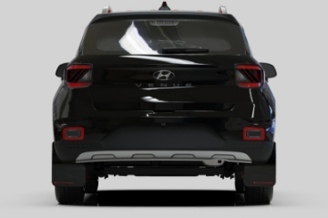 Picture of Rally Armor 20-25 Hyundai Venue Black Mud Flap Red Logo