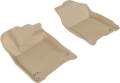 Picture of 3D MAXpider 2016-2020 Honda Civic Kagu 1st Row Floormat - Tan