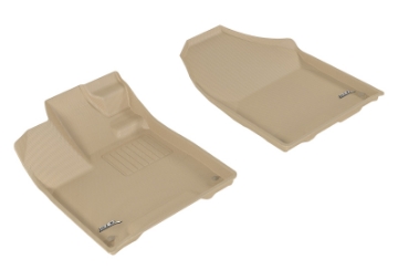 Picture of 3D MAXpider 2017-2020 Honda Ridgeline Kagu 1st Row Floormat - Tan