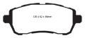 Picture of EBC 10+ Ford Fiesta 1-6 FOR NON-ST-NON-TURBO Greenstuff Front Brake Pads