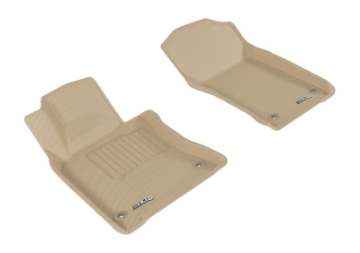Picture of 3D MAXpider 2017-2019 Infiniti Q60 Kagu 1st Row Floormat - Tan
