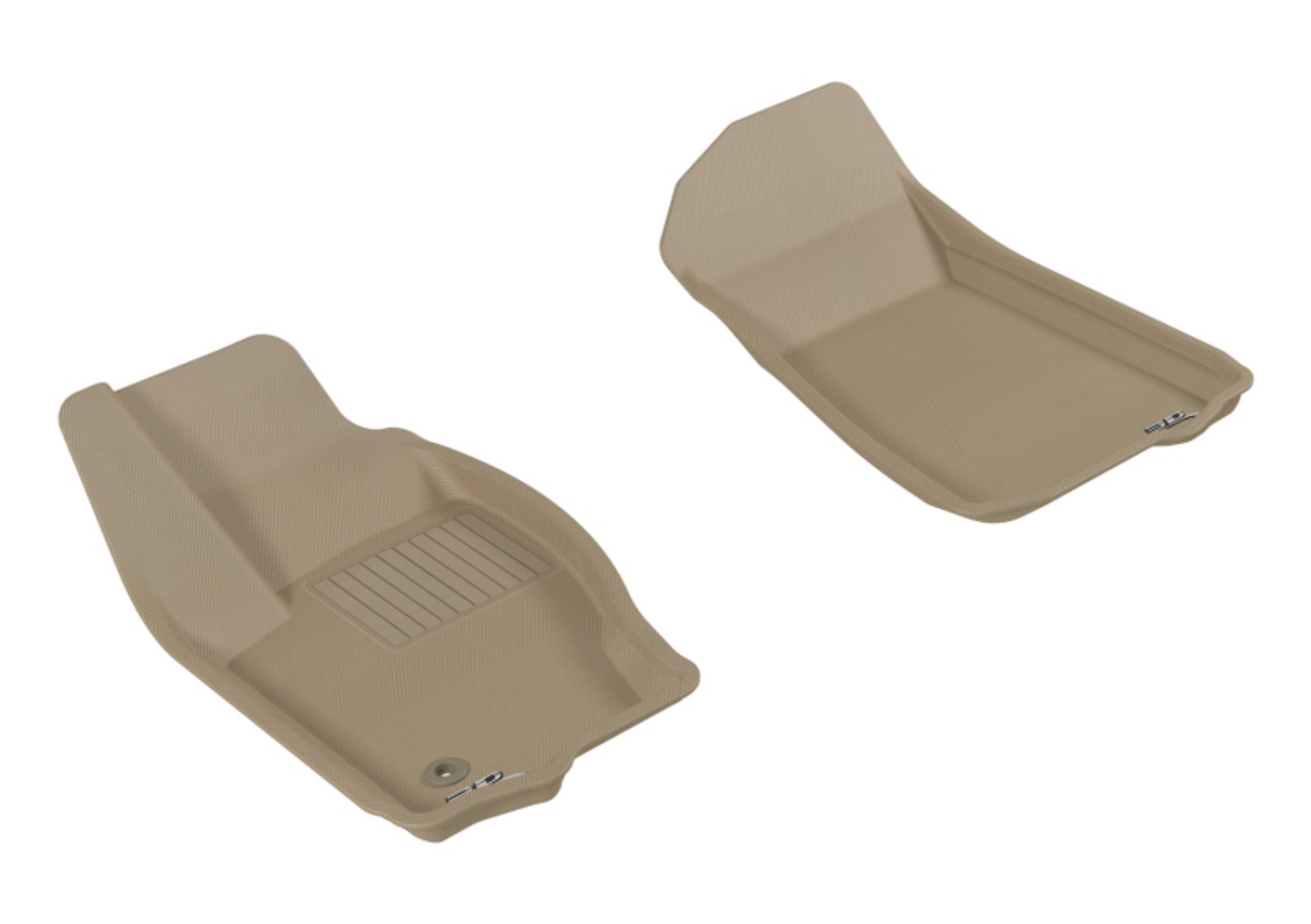 Picture of 3D MAXpider 2006-2010 Jeep Commander Kagu 1st Row Floormat - Tan