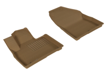 Picture of 3D MAXpider 2016-2020 Kia Sorento Kagu 1st Row Floormat - Tan