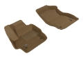 Picture of 3D MAXpider 2010-2013 Mazda Mazda3 Kagu 1st Row Floormat - Tan
