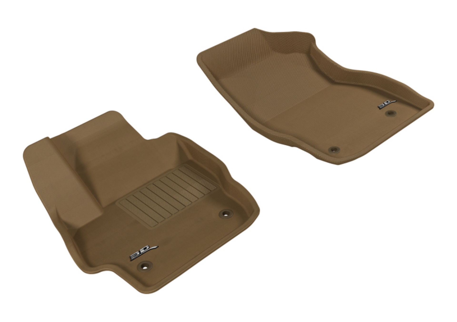 Picture of 3D MAXpider 2010-2013 Mazda Mazda3 Kagu 1st Row Floormat - Tan