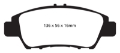 Picture of EBC 10+ Honda CR-Z 1-5 Hybrid Ultimax2 Front Brake Pads