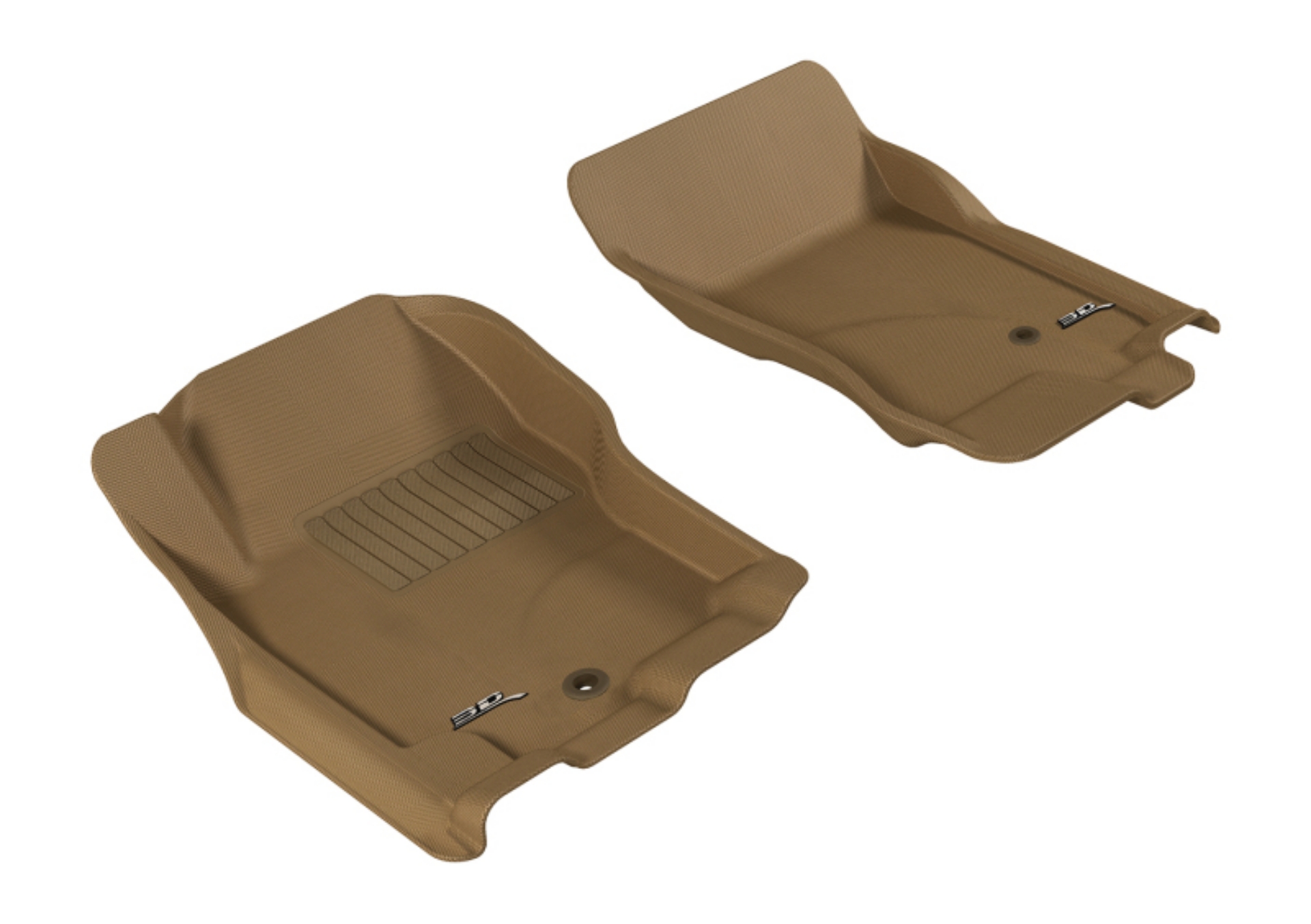 Picture of 3D MAXpider 2005-2015 Nissan Pathfinder-Xterra Kagu 1st Row Floormat - Tan