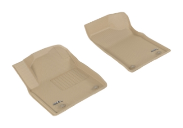 Picture of 3D MAXpider 2017-2020 Nissan Armada Kagu 1st Row Floormat - Tan