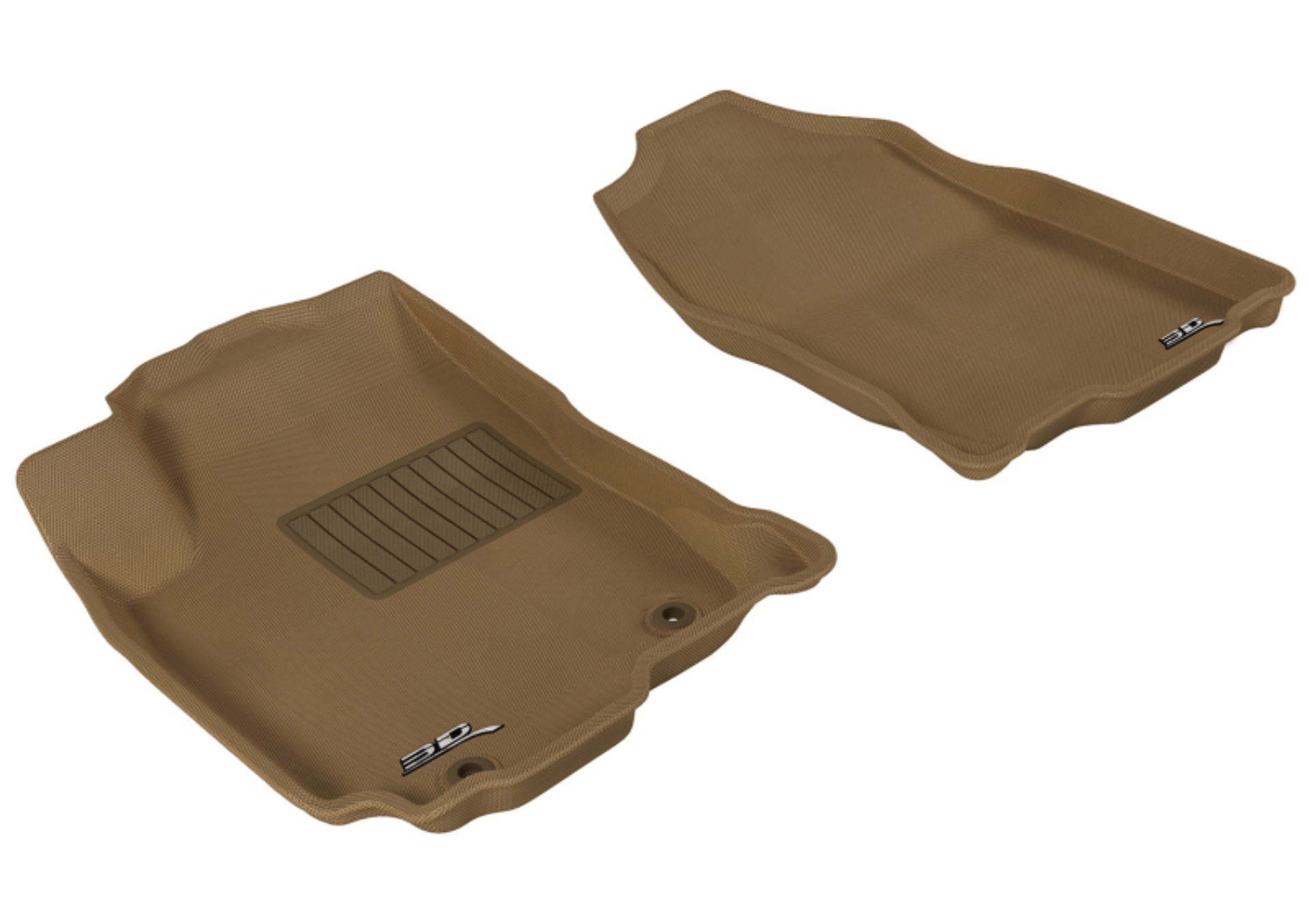 Picture of 3D MAXpider 2013-2018 Toyota RAV4-RAV4 Hybrid Kagu 1st Row Floormat - Tan