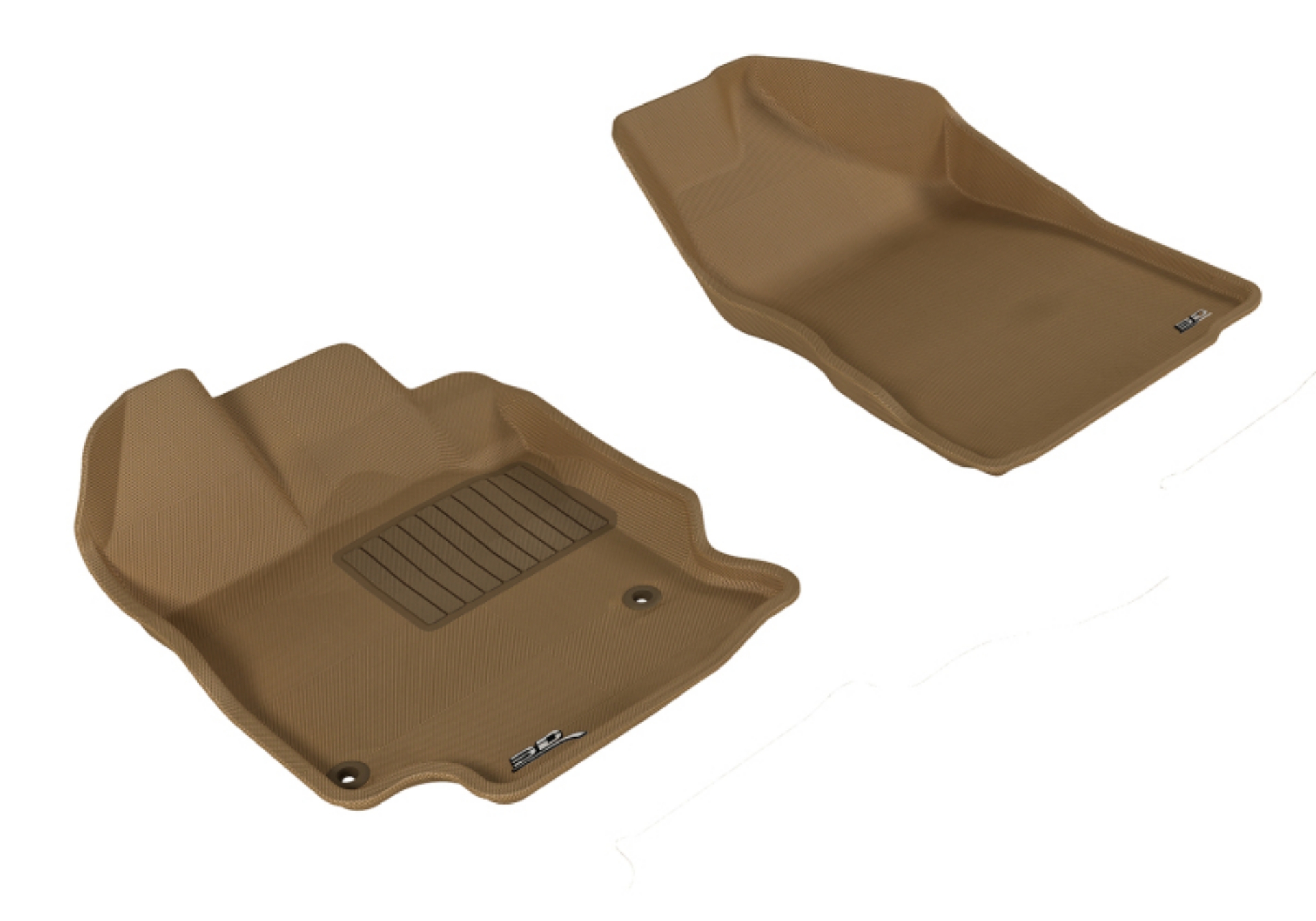 Picture of 3D MAXpider 2012-2012 Toyota Venza Kagu 1st Row Floormat - Tan